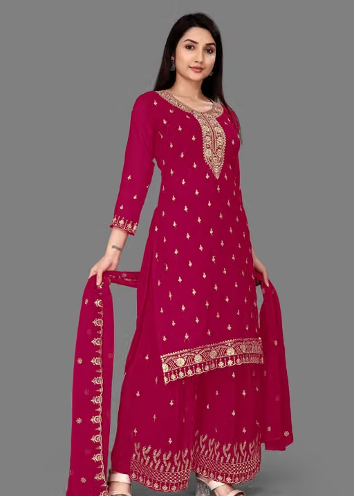 Embroidered Kurta Set for Women - Image 2