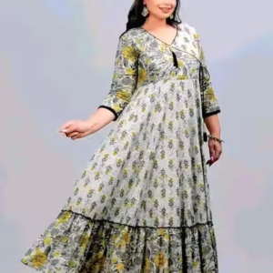 Umbrella Kurti Grey