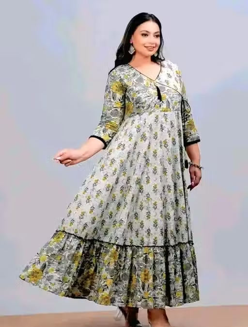 Umbrella Kurti Grey