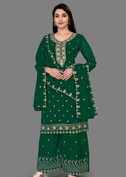 Embroidered Kurta Set for Women