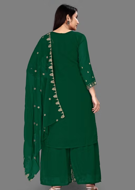 Embroidered Kurta Set for Women - Image 3