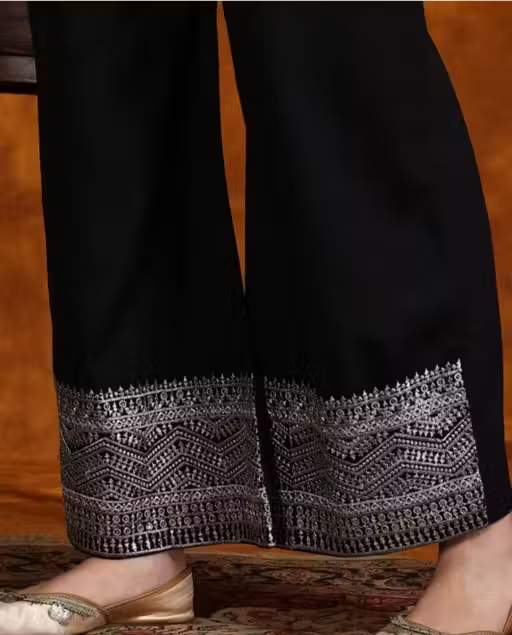 Embroidered Georgette Kurta Set for Women - Image 3