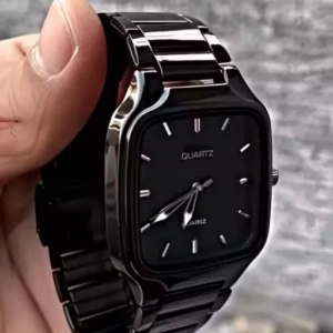Stylish Black Analog Watch for Men & Boys