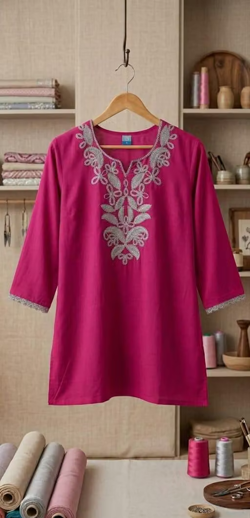 Rayon Kurta Palazzos Fit/ for Women - Image 2