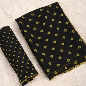 Georgette Printed Saree (With Lace)