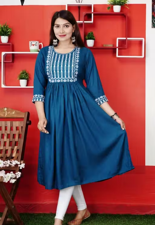 SKY ANARKALI KURTI - Image 3