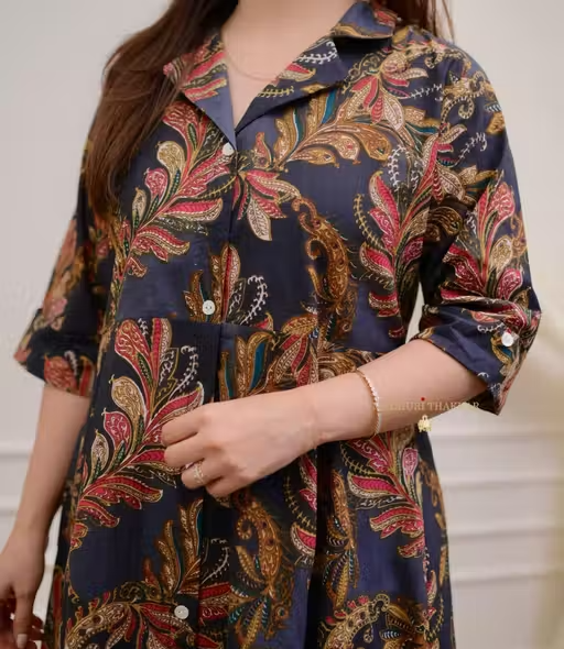 Chic A-Line Kurti SKT 1013 Effortless Style for Every Occasion | A-Line Kurti | Ethnic Wear | Women's Fashion | Casual Kurti | Festive Attire | Comfortable Clothing | Stylish Kurti | Traditional Wear | Flattering Silhouette | Versatile Outfit | Chic Design | Fashionable Ethnic Wear | - Image 3