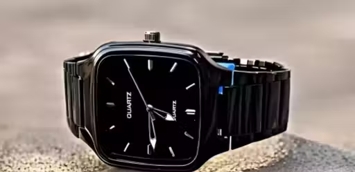 Stylish Black Analog Watch for Men & Boys - Image 3
