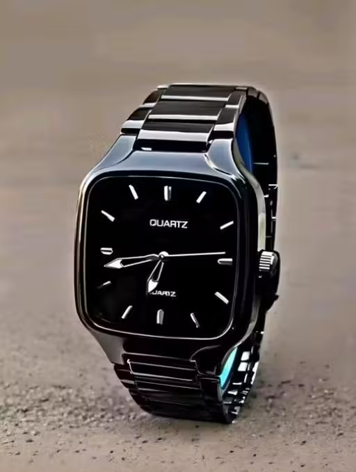 Stylish Black Analog Watch for Men & Boys - Image 4