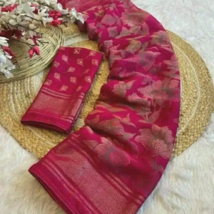 Georgette fancy saree