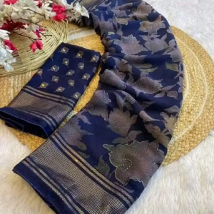 Georgette fancy saree