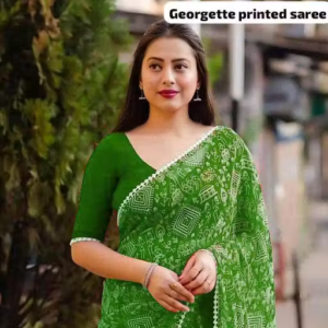 Georgette Printed Saree