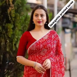 Georgette Printed Saree