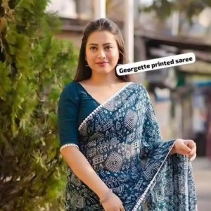 Georgette Printed Saree