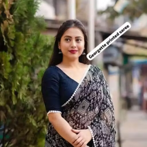 Georgette Printed Saree
