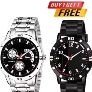 Analog Watch with Bracelet Combo for Men & Boys