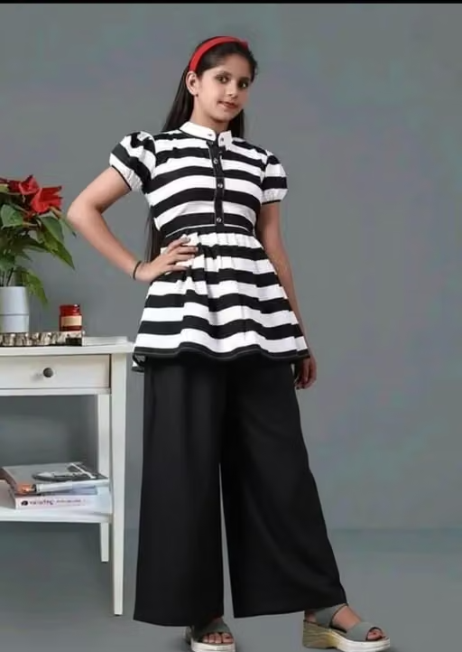 Striped Crepe for Women - Image 2