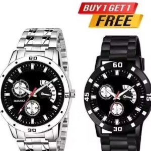 Analog Watch with Bracelet Combo for Men & Boys