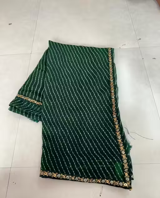 Bandhani saree, Bandhej saree, Top selling saree, Saree with blouse, pure georgette saree, soft georgette saree, party wear saree, desiger saree, banarsi saree, celebrity saree, festive saree, bollywood saree - Image 2
