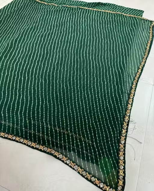 Bandhani saree, Bandhej saree, Top selling saree, Saree with blouse, pure georgette saree, soft georgette saree, party wear saree, desiger saree, banarsi saree, celebrity saree, festive saree, bollywood saree - Image 4