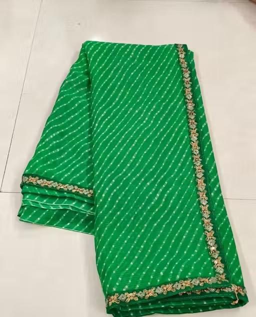 Bandhani saree, Bandhej saree, Top selling saree, Saree with blouse, pure georgette saree, soft georgette saree, party wear saree, desiger saree, banarsi saree, celebrity saree, festive saree, bollywood saree - Image 2