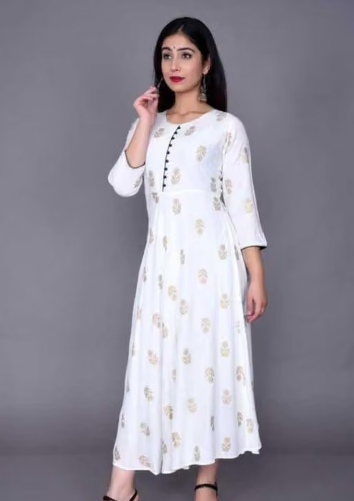 Jaipuri print designer kurti - Image 2