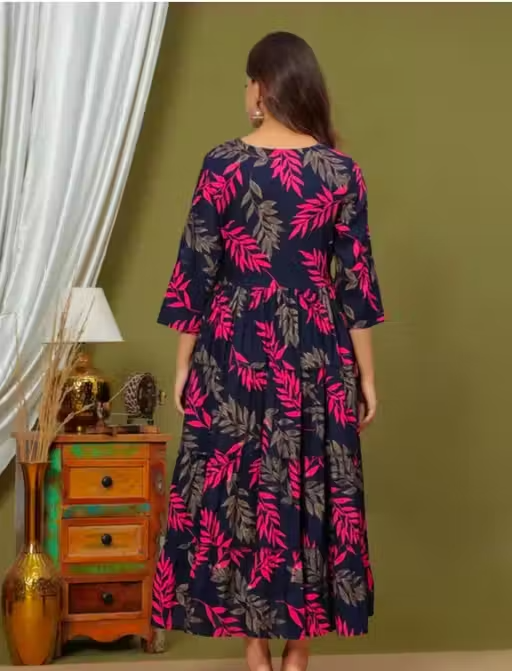 blue gown print - Image 4