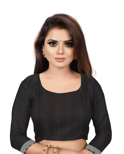 Embellished Fashion Georgette, Art Silk Saree - Image 4