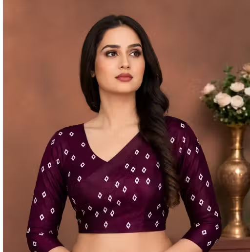 Best Chiffon Silk Bandhani Daily Wear Saree - Image 3