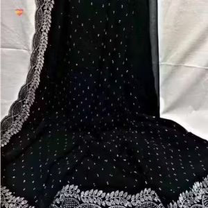 CutWork Hotfix fancy Tredinationl New Design Saree
