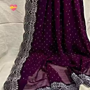 Hotfix Work Saree for Women Latest Fashion