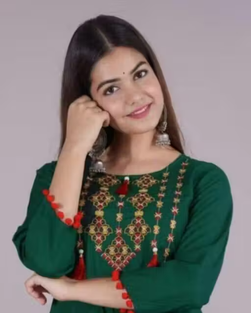 Women Embroidered Rayon Anarkali Kurta - Image 3