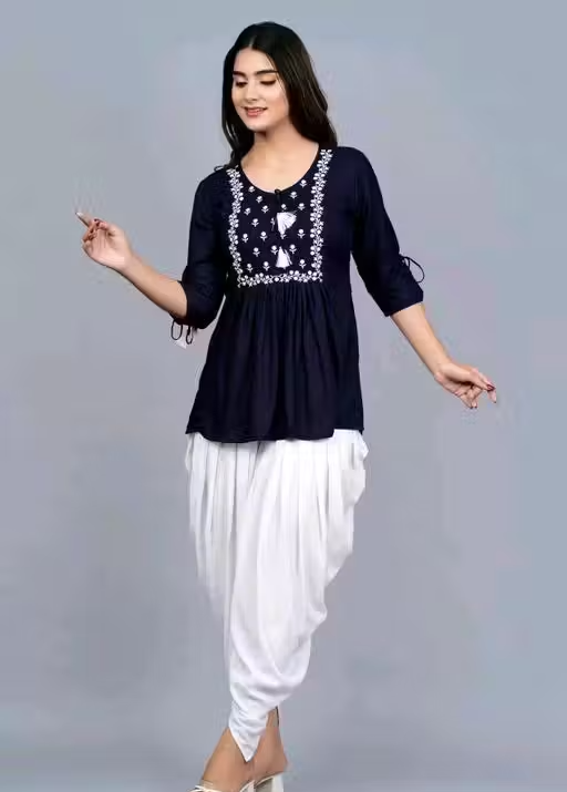 Poly Kurta Patiala for Women - Image 3