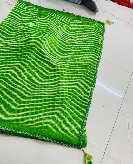 Bandhani saree, Bandhej saree, Top selling saree, Saree with blouse, pure georgette saree, soft georgette saree, party wear saree, desiger saree, banarsi saree, celebrity saree, festive saree, bollywood saree - Image 4