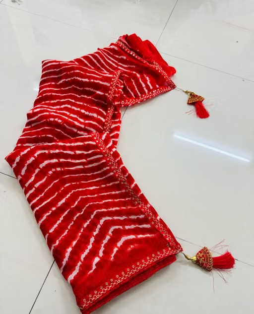 Bandhani saree, Bandhej saree, Top selling saree, Saree with blouse, pure georgette saree, soft georgette saree, party wear saree, desiger saree, banarsi saree, celebrity saree, festive saree, bollywood saree