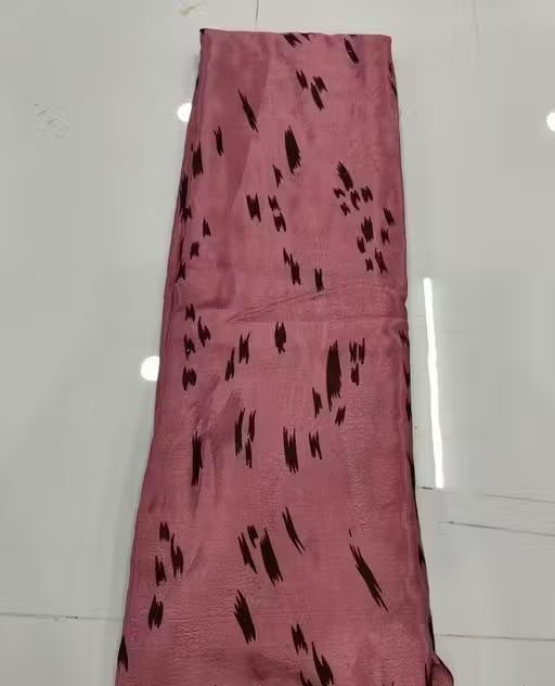Mill Printed Saree with banarasi Style - Image 2