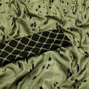 Mill Printed Saree with banarasi Style