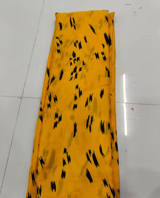 Mill Printed Saree with banarasi Style - Image 2