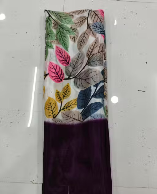 SATIN Silk Saree - Image 2