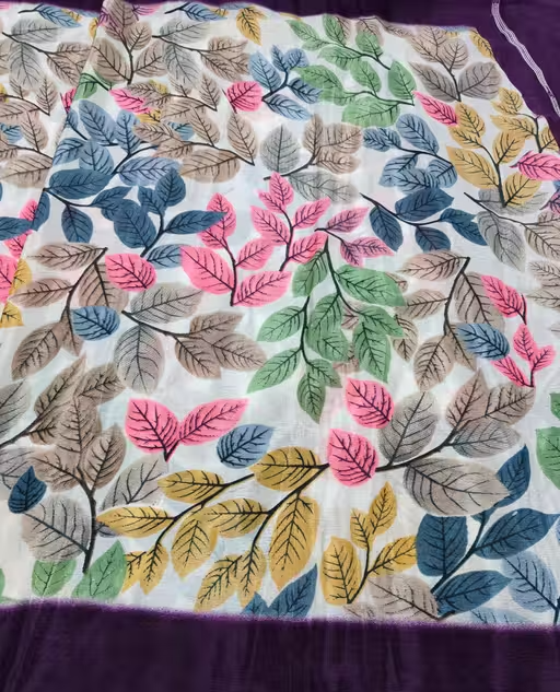 SATIN Silk Saree - Image 3