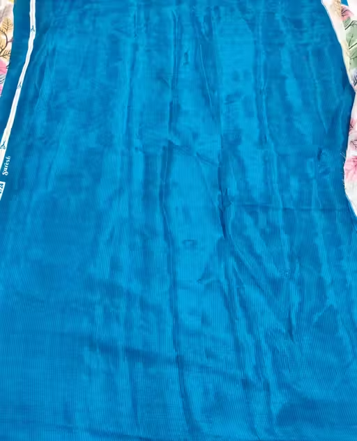 Printed Silk Saree - Image 4