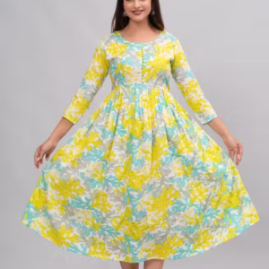 Anarkali Gown printed kurta
