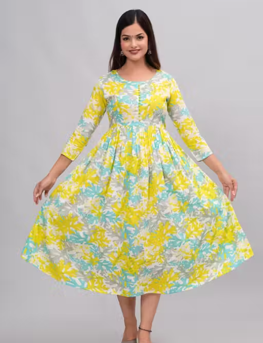 Anarkali Gown printed kurta