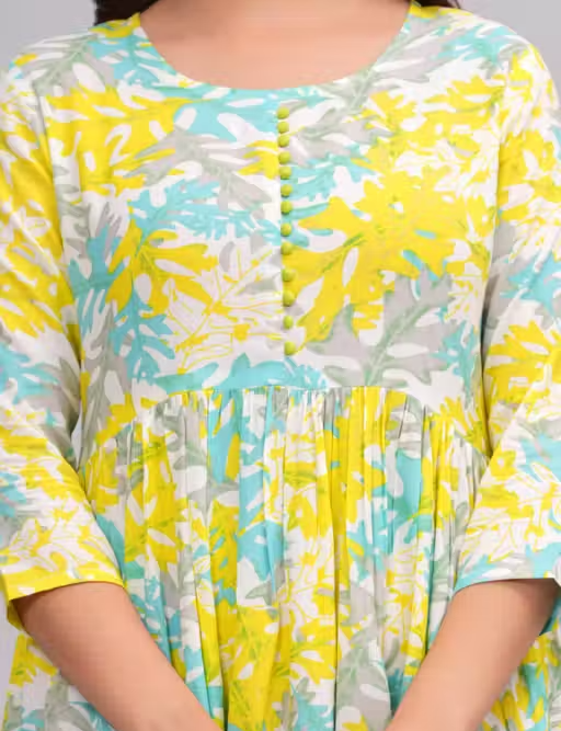 Anarkali Gown printed kurta - Image 2