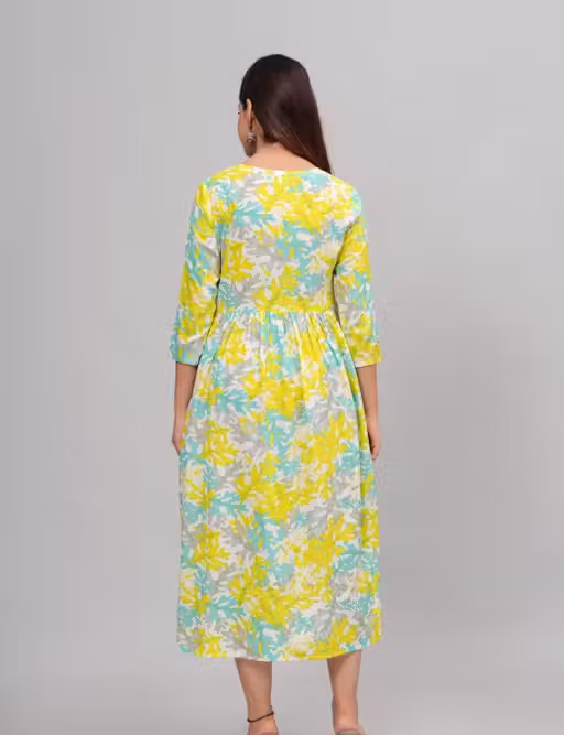 Anarkali Gown printed kurta - Image 3