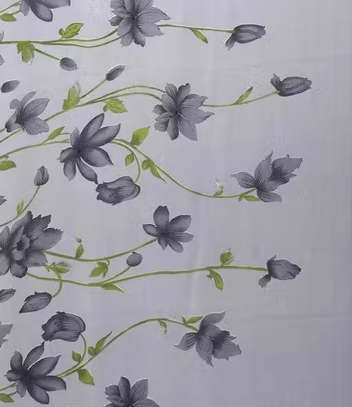 Georgette Grey Saree With Blouse - Image 4