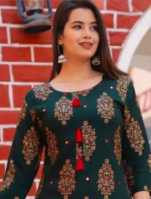 Rayon Kurta Sharara for Women - Image 3