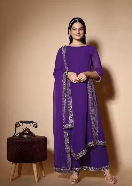 Georgette Kurta Set for Women