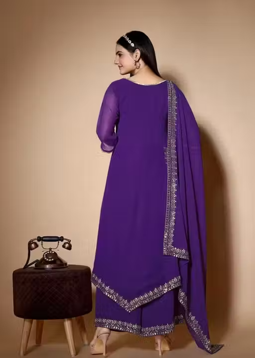 Georgette Kurta Set for Women - Image 2
