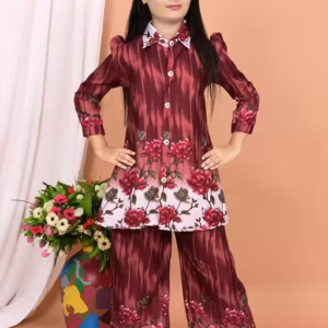 Printed Cotton Kurta Palazzos for Women